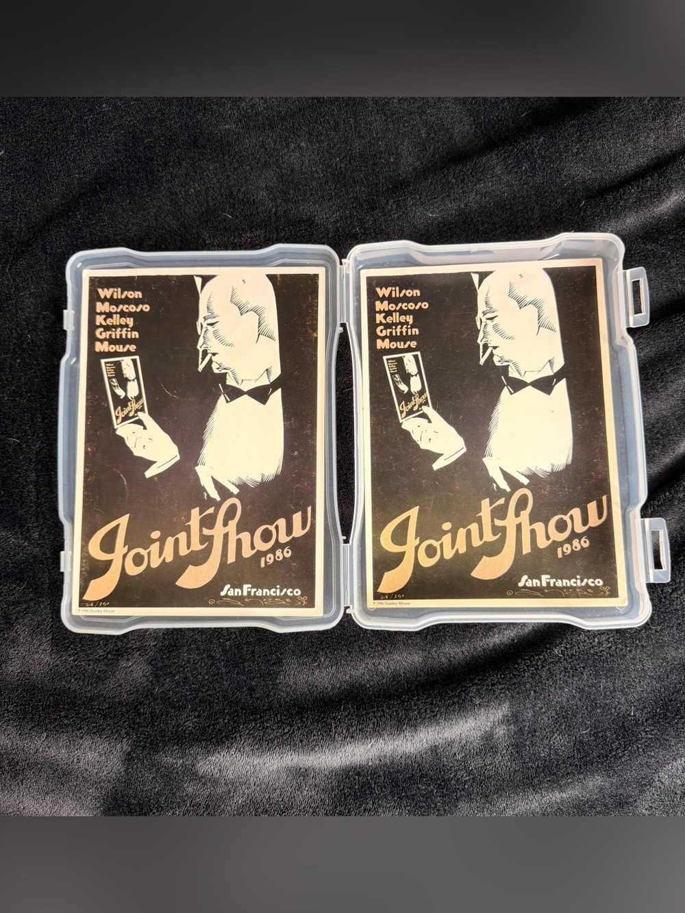 Vintage 1986 Stanley Mouse Joint Show San Francisco Art Print Set of 2